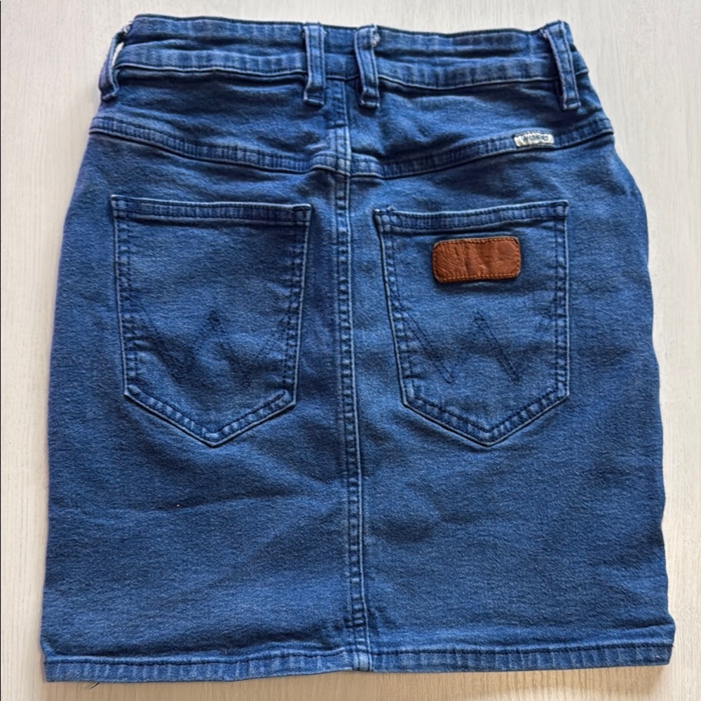 Wrangler Hi Mini Blue Denim Skirt size kids XS